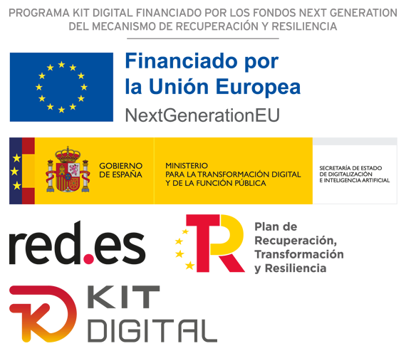 Logos oficiales de la subvención Kit Digital
