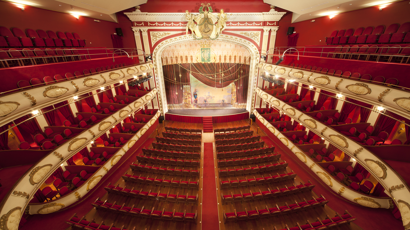 Interior del teatro Chapí de Villena